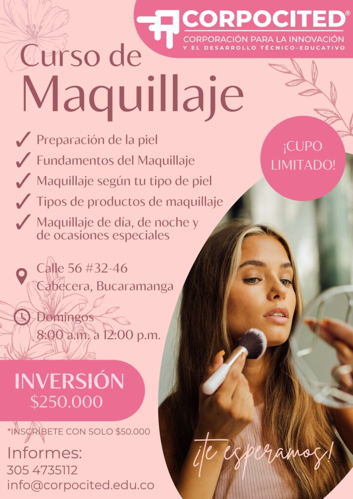 Curso de maquillaje CORPOCITED